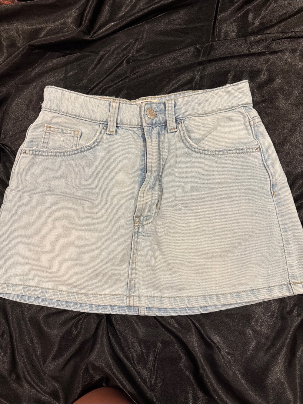 Cotton On Light Blue Denim Mini Skirt